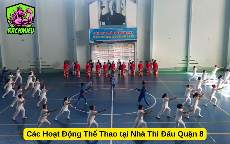 Các Hoạt Động Thể Thao tại Nhà Thi Đấu Quận 8