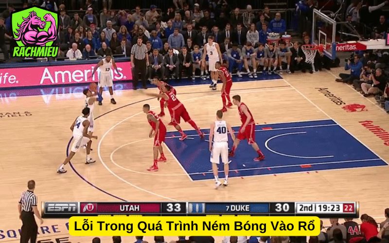 Lỗi Trong Quá Trình Ném Bóng Vào Rổ