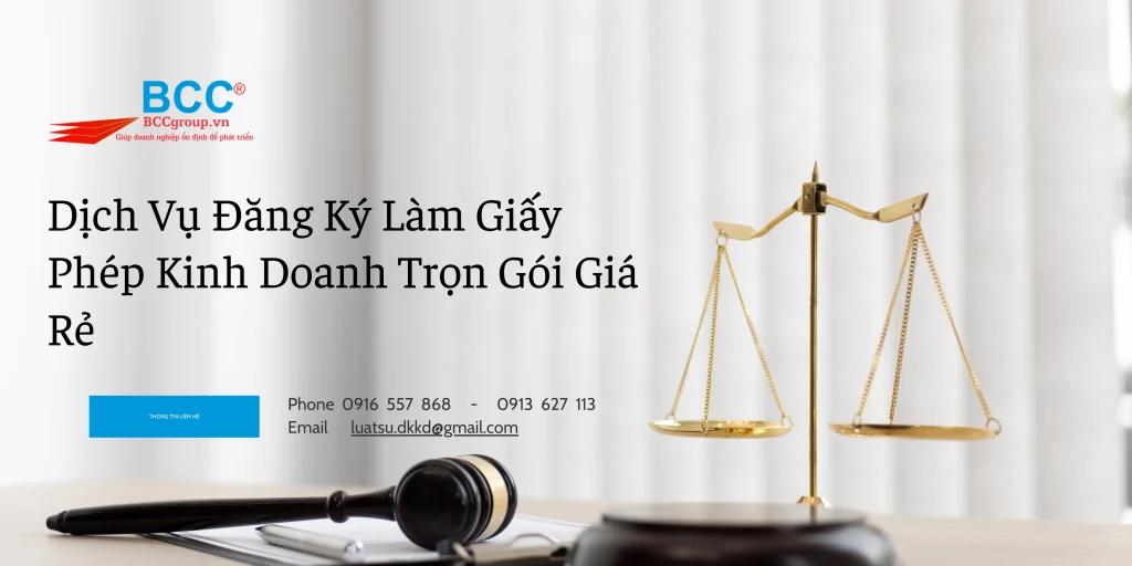 làm giấy phép kinh doanh trọn gói