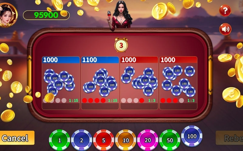 Sảnh xóc đĩa online giao diện 3D